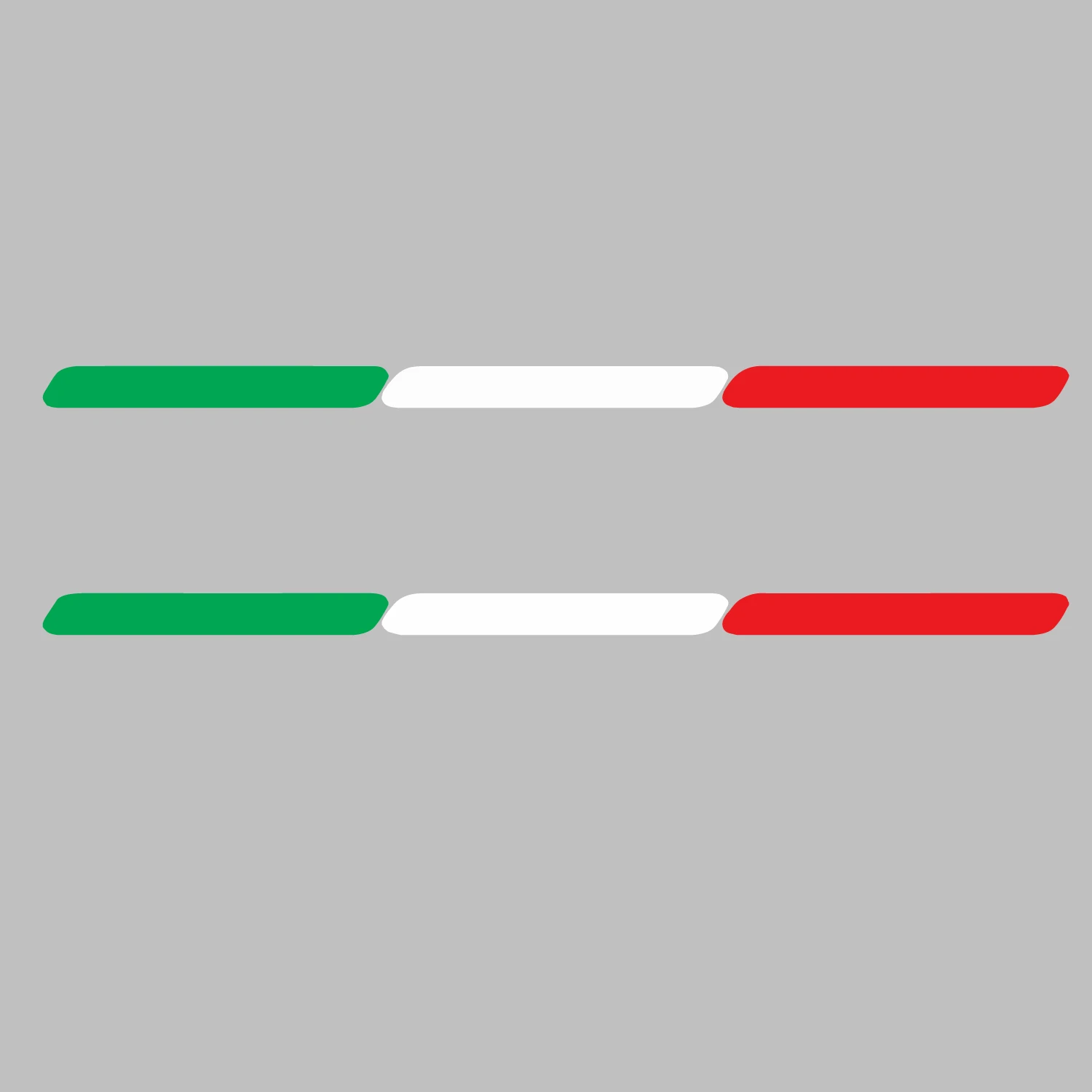 2x Италия Итальянский флаг Полоса Евро Авто Окно Бампер Приборная панель Виниловые наклейки Наклейки